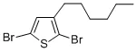 2,5-二溴-3-己基噻吩(储存“2-8℃”;运输“冰袋”)