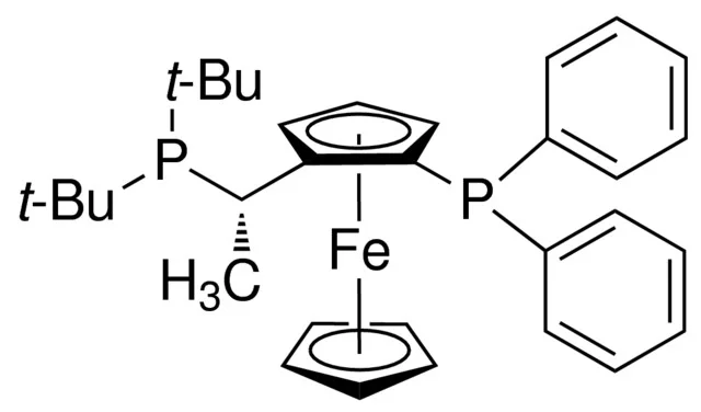 (S)-(-)-1-[(R)-2-二苯基膦二茂铁乙基-二叔丁基膦(储存“2-8℃”;运输“冰袋”)