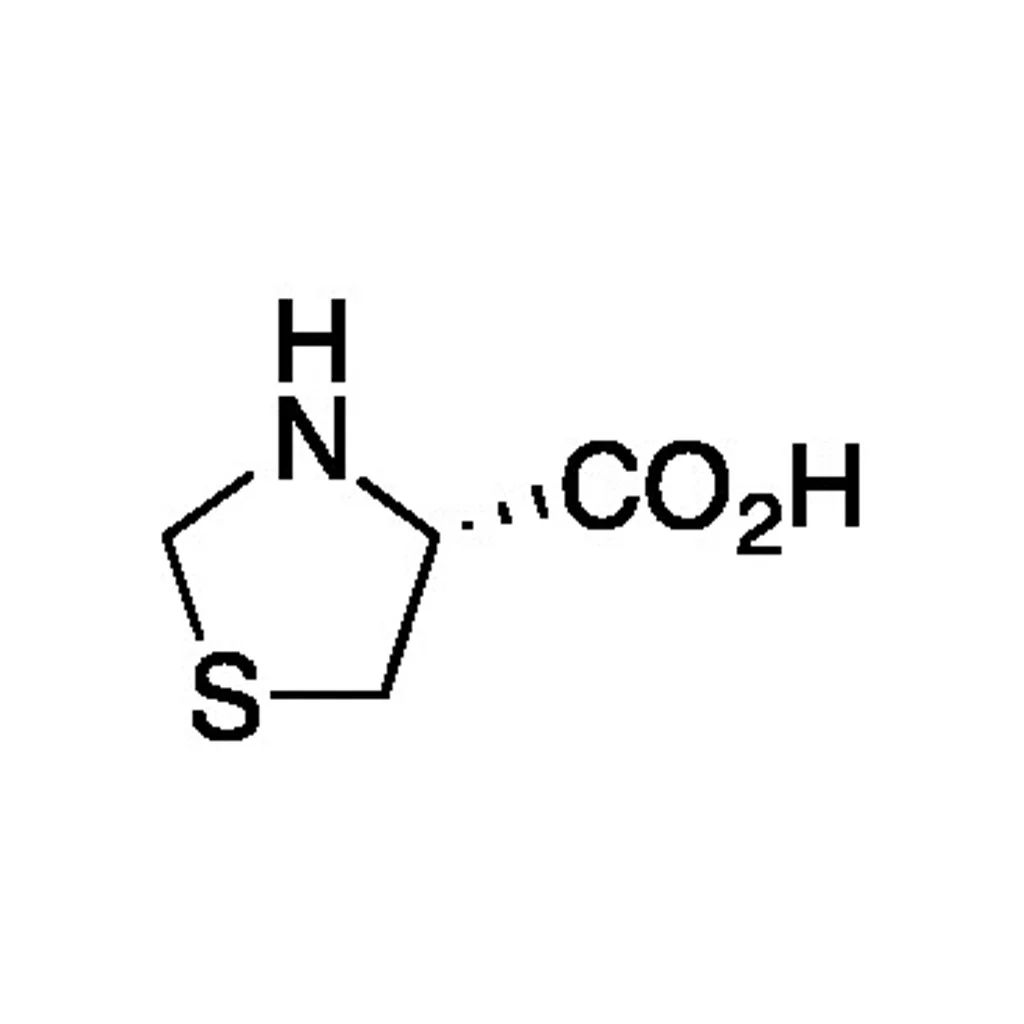 (S)-噻唑烷-4-羧酸（储存“2-8℃”；运输“冰袋”）