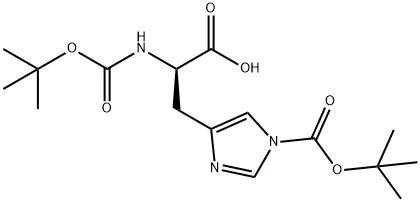 N,N'-二叔丁氧羰基-L-组氨酸（储存“2-8℃”；运输“冰袋”）