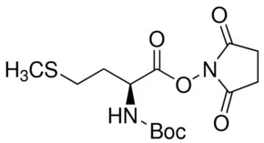 N-BOC-L-甲硫氨酸 N-丁二烯胺亚胺酯, 97%(储存“-20℃”;运输“干冰”)