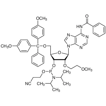试剂2’-O-MOE-A(BZ)-3’-PHOSPHORAMIDITE(储存“-20℃”;运输“冰袋”)
