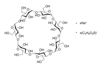磺丁基-Β-环糊精钠盐(储存“2-8℃”;运输“冰袋”)
