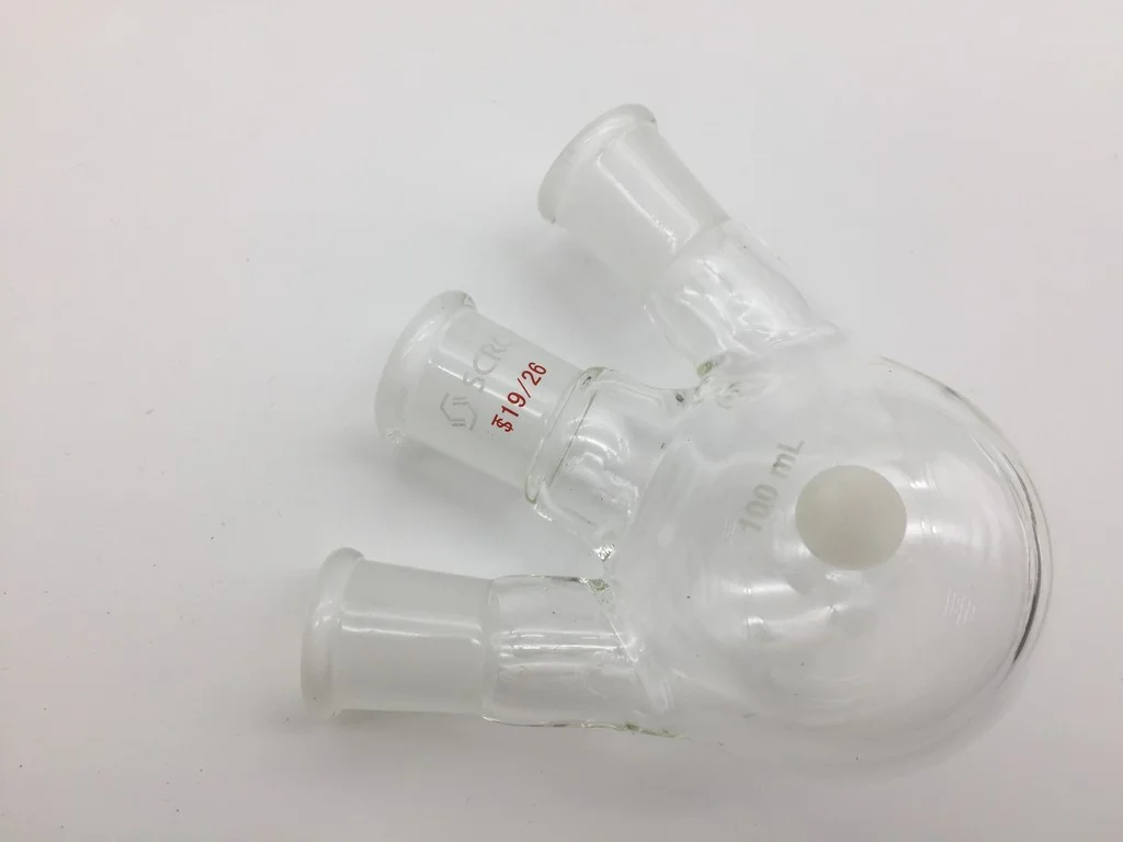 三口圆底烧瓶(斜口)