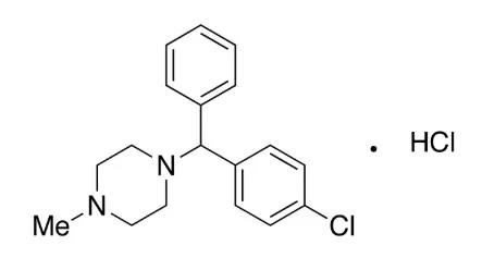 化合物CHLORCYCLIZINE HYDROCHLORIDE(储存“-20℃”；运输“冰袋”)