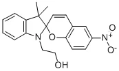 2-(3',3'-二甲基-6-硝基螺[色烯-2,2'-二氢吲哚]-1'-基)乙醇（储存“-20℃”；运输“干冰”）