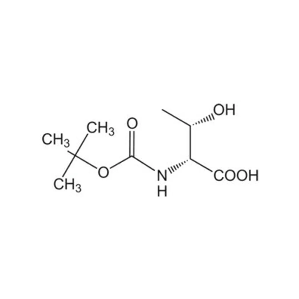N-Α-叔丁氧羰基-D-苏氨酸(储存“2-8℃”;运输“冰袋”)