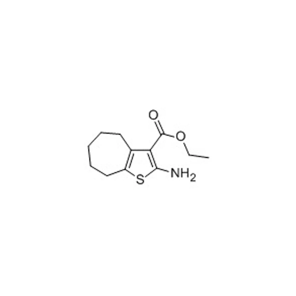 乙基 2-氨基-5,6,7,8-四氢-4H-环庚并[B]噻吩-3-羧酸酯, 96%