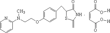 马来酸罗格列酮(储存“-20℃”;运输“干冰”)
