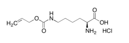6-N-烯丙氧羰基-L-赖氨酸盐酸盐（储存“2-8℃”；运输“冰袋”）