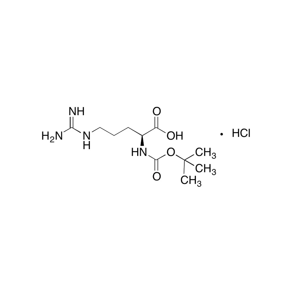 氨基酸和衍生物Boc-Arg-OH · HCl · H?O(储存“-20±5℃”;运输“干冰”)