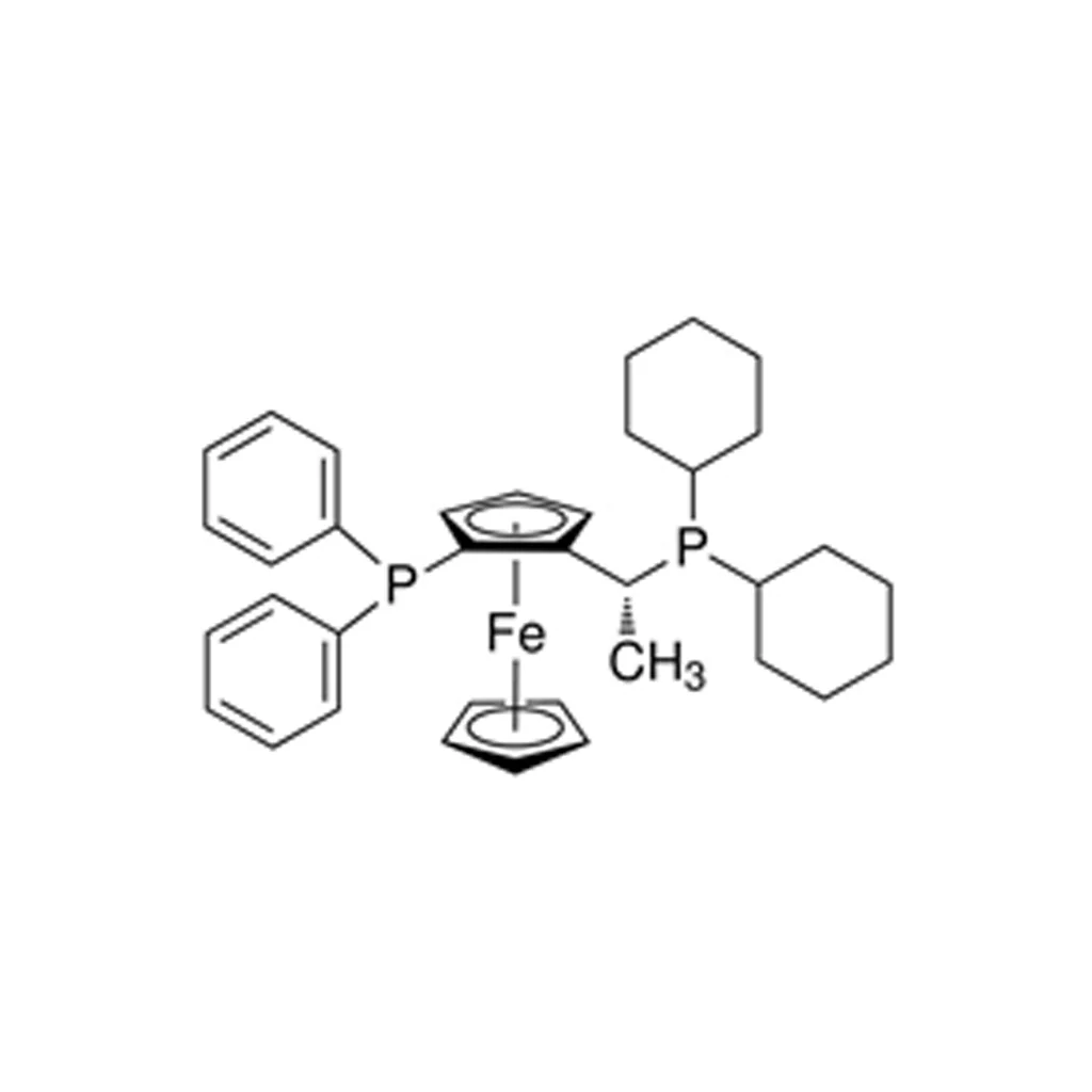 (R)-1-[(SP)-2-(二苯基膦)二茂铁基]乙基二环己基膦（储存“2-8℃，避光”；运输“冰袋”）