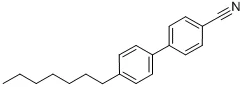 4-氰基-4‘-庚基联苯（储存“2-8℃”；运输“冰袋”）