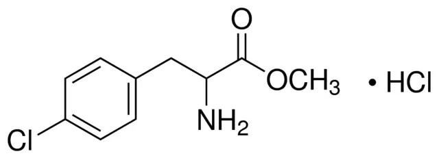 4-氯-DL-苯丙氨酸甲酯盐酸盐（储存“2-8℃”；运输“冰袋”）