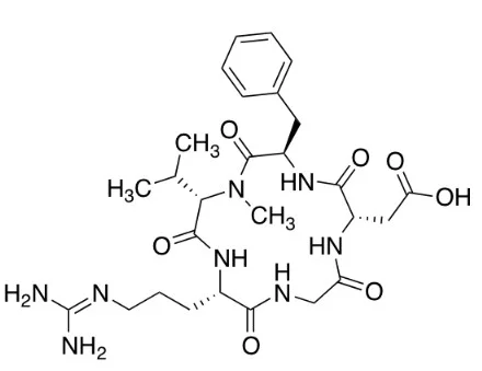 生化试剂CYCLO(-ARG-GLY-ASP-D-PHE-N-ME-VAL)(储存“-20±5℃”;运输“干冰”)