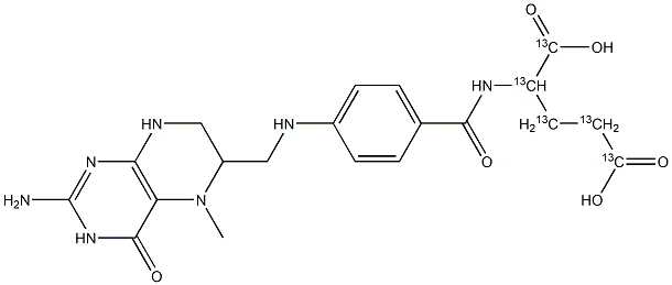 5-甲基四氢叶酸-[13C5](储存“2-8℃”；运输“冰袋”)