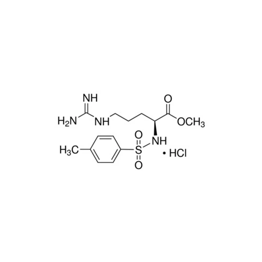 对甲苯磺酰-L-精氨酸甲酯，盐酸盐（储存“2-8℃”；运输“冰袋”）