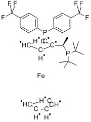 (2R)-1-[(1R)-1-[双(1,1-二甲基乙基)膦]乙基]-2-[双[4-(三氟甲基)苯基]膦]二茂铁（储存“2