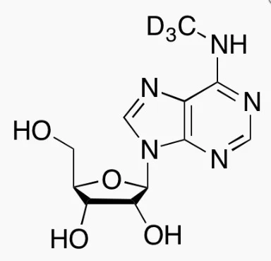 试剂N6-METHYLADENOSINE-D3(储存“2-8℃”;运输“常温”)