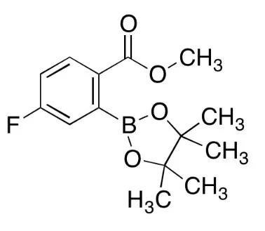 4-氟-2-(4,4,5,5-四甲基-1,3,2-二氧杂硼杂环戊烷-2-基)苯甲酸甲酯