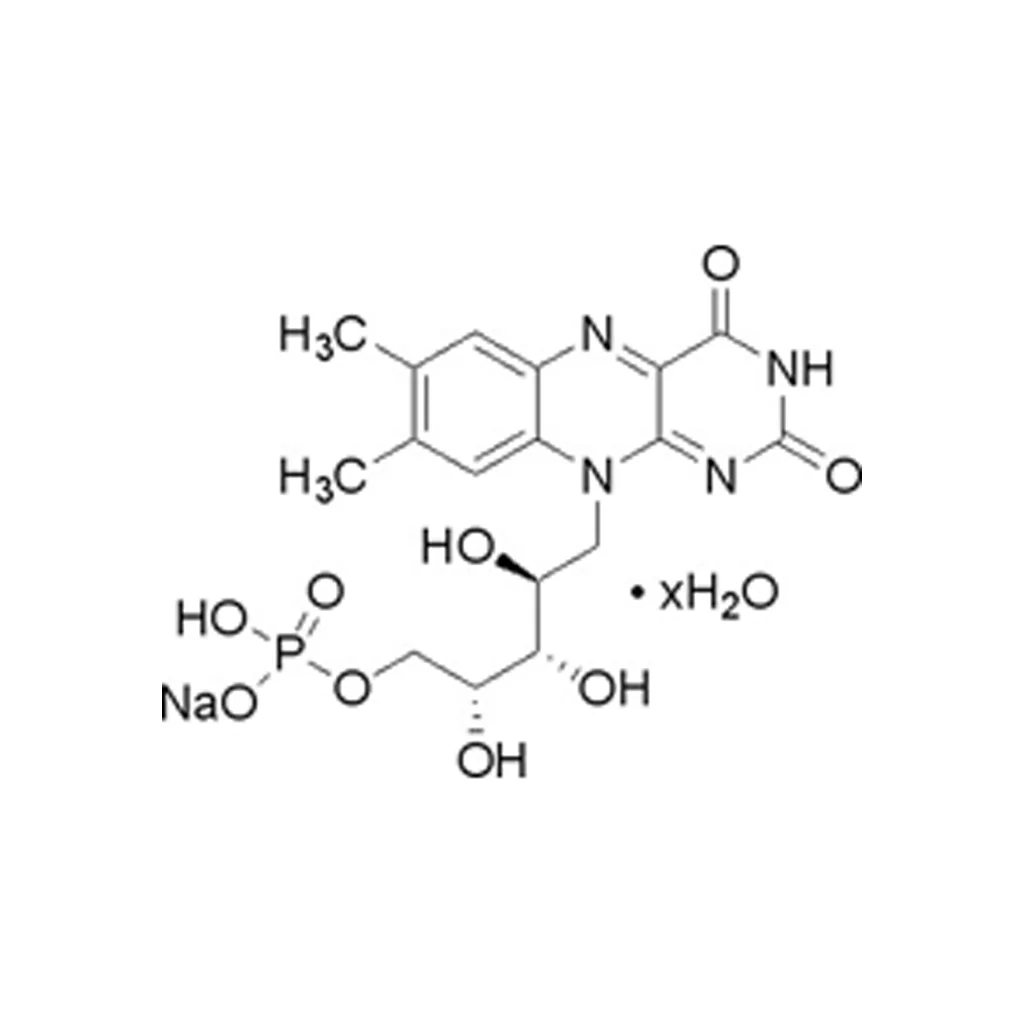 核黄素-5′-磷酸钠盐水合物(储存“-20℃”；运输“冰袋”)