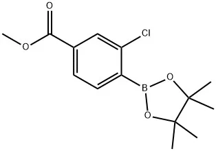 甲基3-氯-4-(4,4,5,5-1,3,2-二氧杂硼硼烷-2-基四甲基)苯甲酸酯
