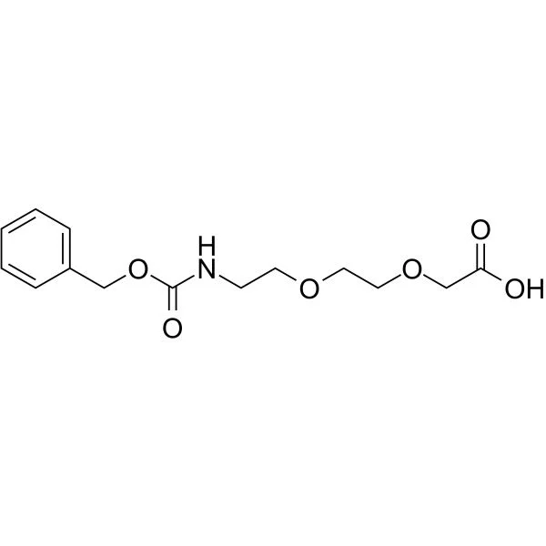 试剂CBZ-NH-PEG2-CH2COOH(储存“2-8℃”;运输“冰袋”)