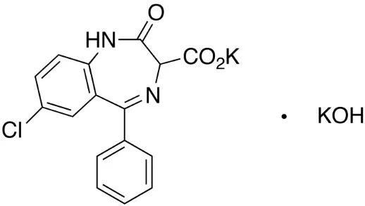 试剂CLORAZEPATE DIPOTASSIUM(存储:“-20℃”;运输:“干冰”)
