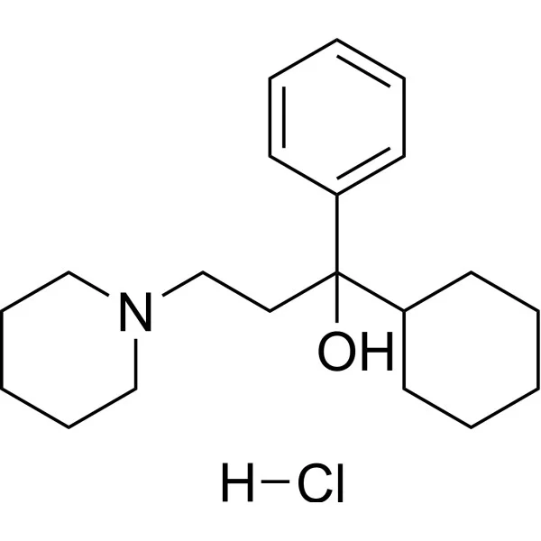 化合物DL-TRIHEXYPHENIDYL HYDROCHLORIDE(储存“-20℃”;运输“冰袋”)