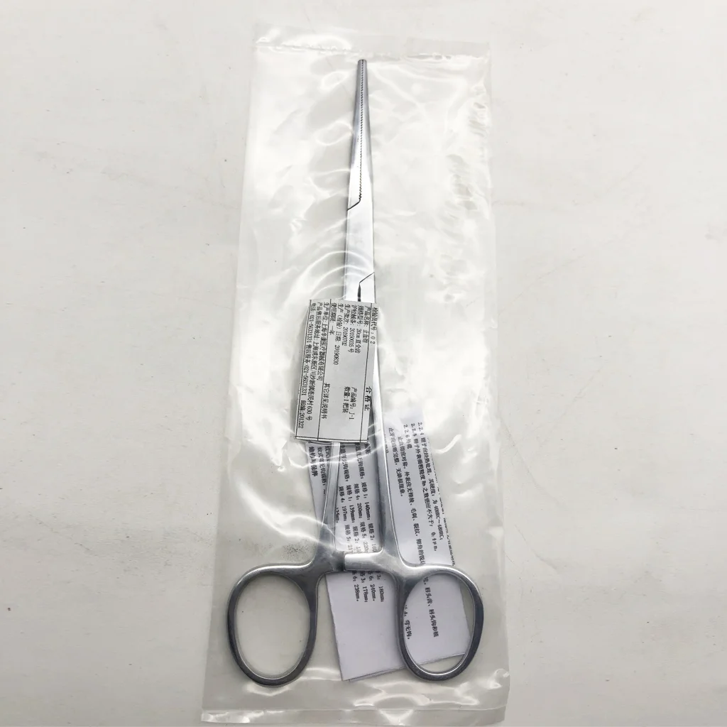 不锈钢止血钳 直全齿（仅供实验室用）