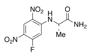 N-Α-(2,4-二硝基-5-氟苯基)-L-丙氨酸(储存“2-8℃”;运输“冰袋”)