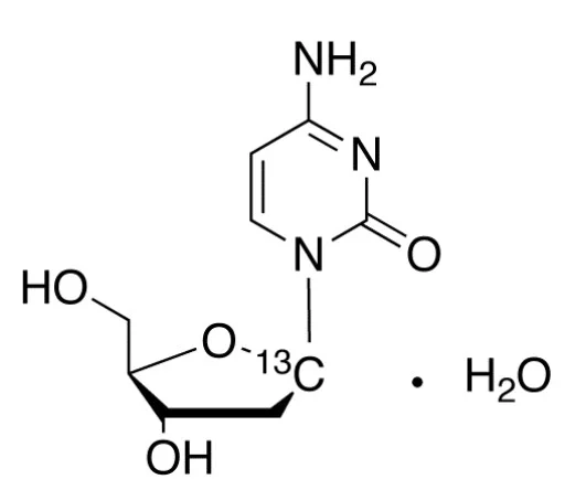 2’’-脱氧胞苷-13C一水合物(储存“-20℃”;运输“冰袋”)