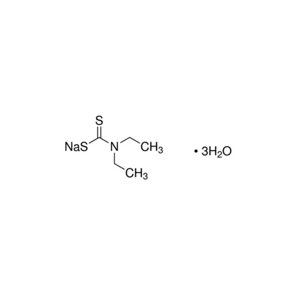 二乙基二硫代氨基甲酸钠三水合物, 98%