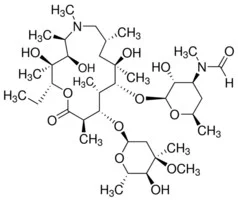 试剂3′-N-DEMETHYL-3′-N-FORMYLAZITHROMYCIN(存储:“-20℃”;运输:“干冰”)
