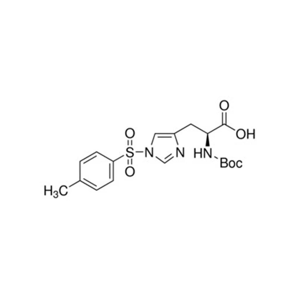 N-叔丁氧羰基-N(咪唑)-(4-甲基苯磺酰基)-L-组氨酸(储存“-20℃”;运输“干冰”)