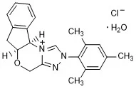 (-)-(5AS,10BR)-5A,10B-二氢-2-(2,4,6-三甲基苯基)-4H,6H-茚并[2,1-B][1,2,4]三唑[4,3-D][1,4]氯化恶唑鎓 一水合物 - TCI