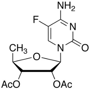 2’,3’二-O-乙酰基-5’-脱氧-5-氟胞苷(储存“2-8℃”;运输“冰袋”)