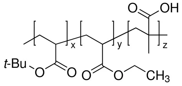 聚(叔-丙烯酸丁酯-CO-丙烯酸乙酯-CO-甲基丙烯酸)