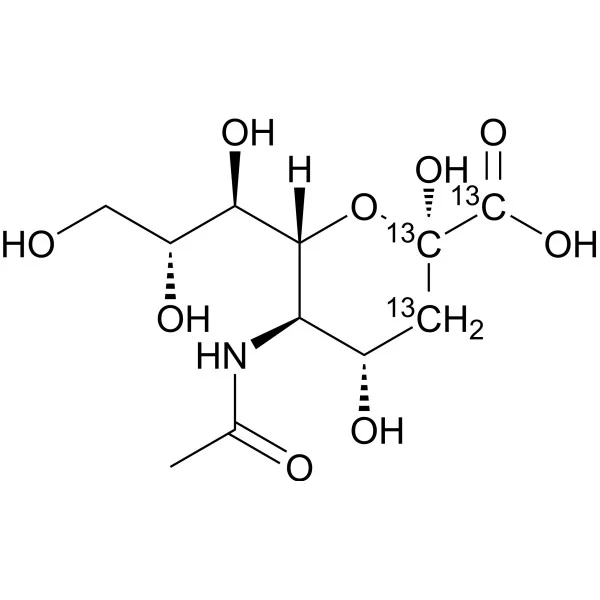 N-乙酰-ᴅ-神经氨酸-1,2,3-¹³C₃