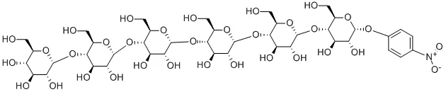 4-硝基苯基α-ᴅ-麦芽六糖苷(存储:“2-8℃”;运输:“冰袋”)