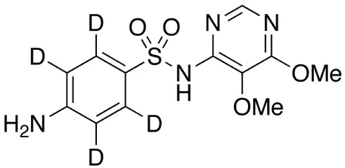 磺胺邻二甲氧嘧啶-D4100ΜG/ML乙腈溶液(储存“2-8℃”;运输“冰袋”)
