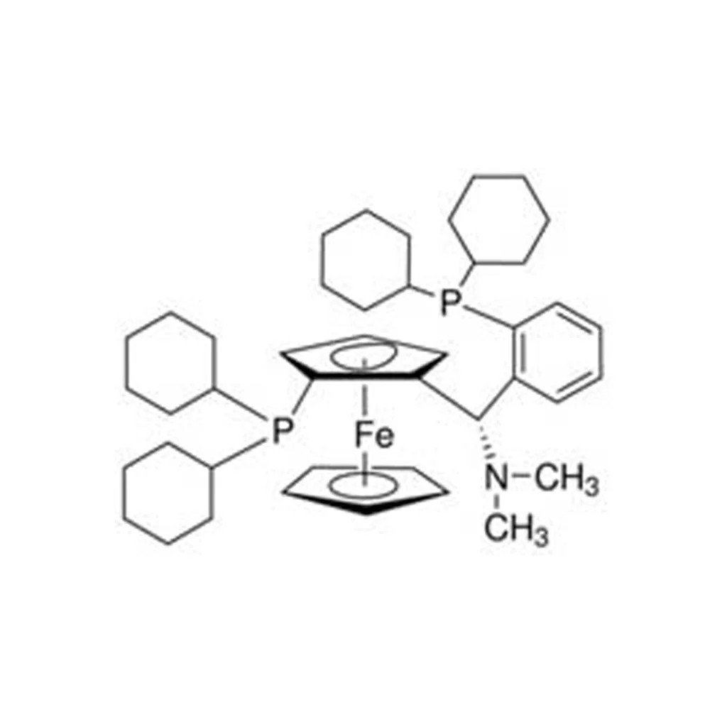 (SP)-1-二环己基膦-2-[(S)-Α-(二甲氨基)-2-(二环己基膦)苄基]二茂铁（储存“2-8℃，避光”；运输“