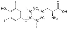 L-甲状腺素-¹³C6标准液 CRM 溶液