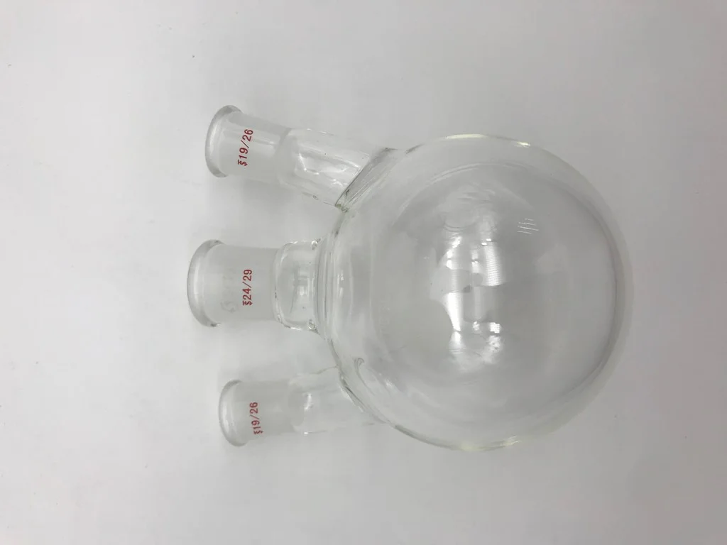 三口圆底烧瓶（斜口）