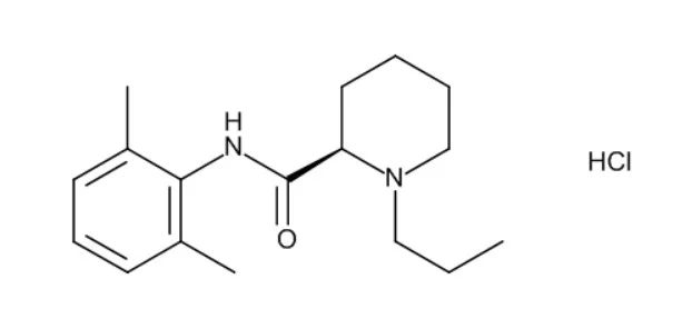 (R)-N-(2,6-二甲基苯基)-1-丙基哌啶-2-甲酰胺盐酸盐(储存“2-8℃”;运输“冰袋”)