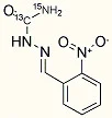 2-NP-呋喃西林-13C, 15N2100ΜG/ML甲醇溶液(储存“2-8℃”;运输“冰袋”)