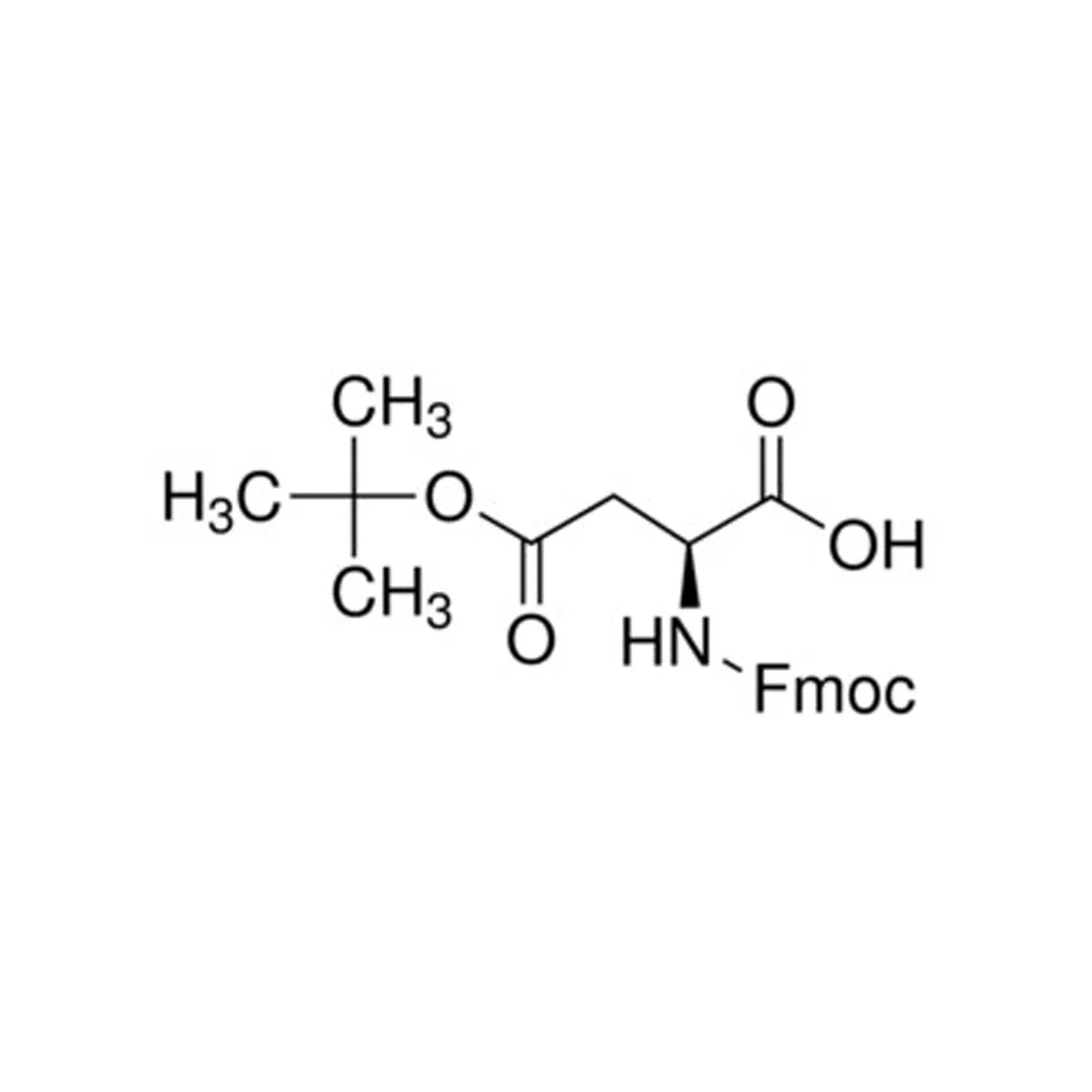 N-FMOC-L-天冬氨酸 4-叔-丁基酯, 98%(储存“2-8℃”;运输“冰袋”)