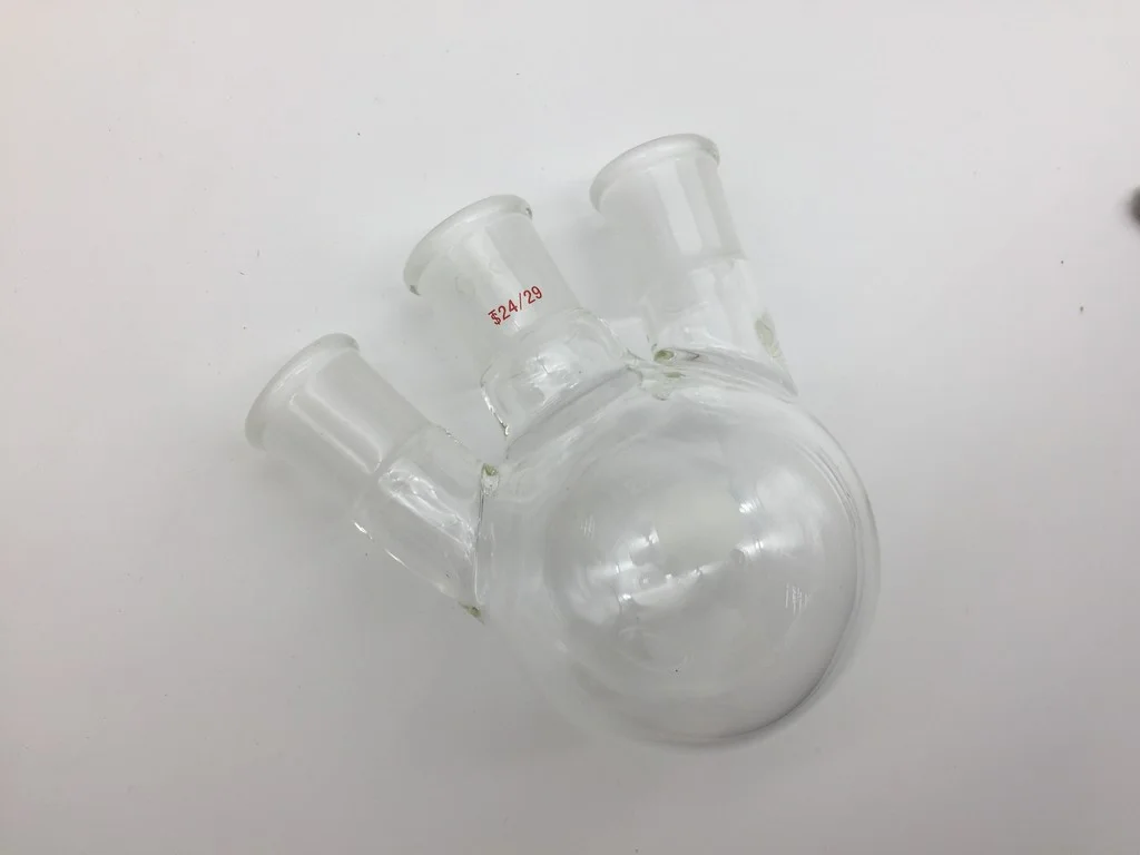 三口圆底烧瓶（斜口）