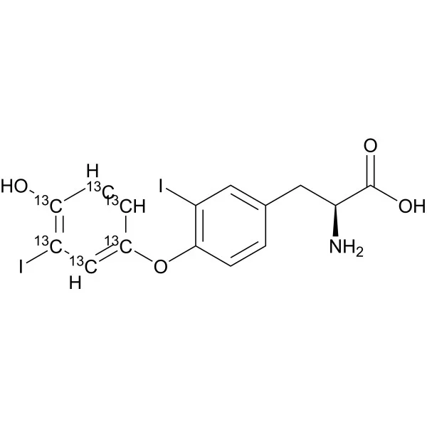 3, 3′-二碘-L-甲状腺原氨酸-(苯氧基-¹³C₆) (T2)