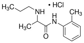 试剂PRILOCAINE HYDROCHLORIDE(储存“-20℃”;运输“冰袋”)